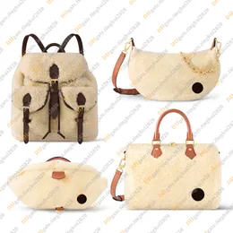 Ladies Fashion Designer casual Luxury Shearling Bumbag Backpack Bags de ombro cruzado bolsa de corpo Tootes de espelho superior M23715 M23321 M23468 M23384 Bolsa de bolsa