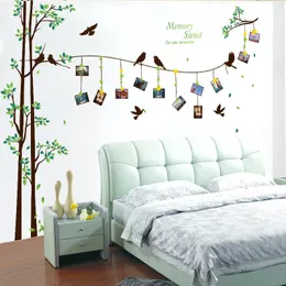 Wall Decor ZOOYOO 205290cm81114in large po tree Stickers home decor living room bedroom 3d wall art decals diy family murals 230411