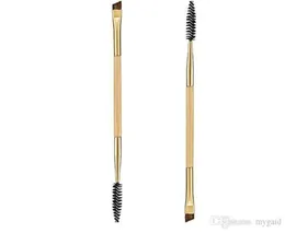 Переключение формы двойной бамбук Bamboo Brow Brous Professional Makeup Tools для бровей Brush Brow Compe Make Up Brush1916591