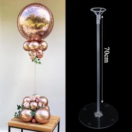 35 70cm decoração de festa de aniversário balões suporte de mesa de casamento suporte de balão coluna balão vara globos decoração de casa acessórios250y