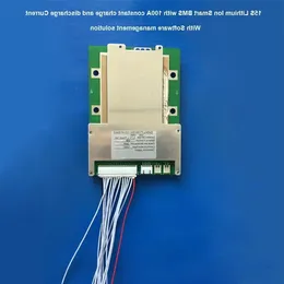 Бесплатная доставка литий-ионный аккумулятор 15S Smart BMS с связью etooth и печатной платой ПК с постоянным током 100А Hvpfp