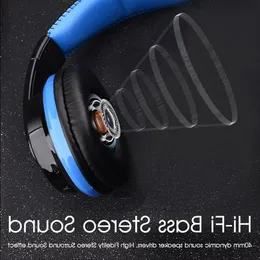 Freeshipping Over Ear Bass Stereo Bluetooth Headphone Wireless Headset Support Micro SD Card Radio Microphone Nepkk