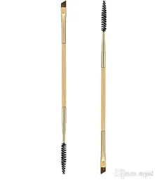 Переключатель формы двойной бамбук Bamboo Brow Brous Professional Makeup Tools Edgbrow Brush Brow Compe Make Up Brush4787109