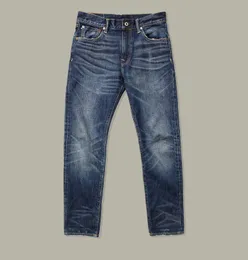 Mäns jeans 511xx-0009c Röd tornado högkvalitativ tvätt Slim Fit Denim Pants 100% Cotton Thick Jeans 16oz 230412