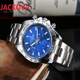 Montre de Luxe Business İsviçre Highend Mens Lüks Moda Takvim Erkekleri İzler Küçük Dial Working Ünlü Başkan Durak Çürek286t