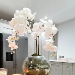 Dekorative Blumen Kränze Seide Künstliche Schmetterling Orchidee Blumenstrauß Phalaenopsis Fake Home Hochzeitsdekoration DIY Handwerk 263R