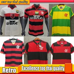 1995 1997 Retro Flamengo koszulki piłkarskie 82 90 League Diego 10 White Classic Home Away White 1982 1990 Koszulka piłkarska Camisa Futebol Vintage koszulka Maillots de Football