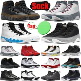 2023 Light Olive Jumpman 9 9s Mens Basketball Shoes Particle Grey Fire Red Change the Chile World Gym University Gold Powder Blue Men Trainers Sneakers Shoe