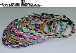 Collar trenzados de titanio Collar deportivo de béisbol de softbol para mujeres Collar de gargantilla6839137