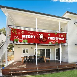300 50cm New Merry Christmas Banner Christmas Decorations for Home Outdoor Store Banner Flag Pulling New Year Deocr2572