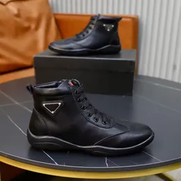 Top Brand Americas Cup Scarpe da ginnastica alte Scarpe da ginnastica bianche in pelle nera con chiusura a strappo Casual da passeggio con zip Comfort Stivali da moto Calzature all'ingrosso Eu38-46