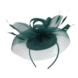 Bandanas Barrette Hat Wedding Gaza Fascynator Hats Tea Party Headpiece Artificial Women Banquet Flower