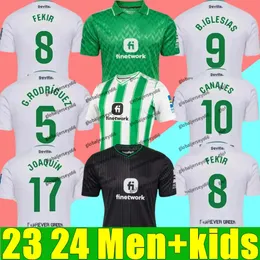 2023 2024 Real Betis Home Soccer Jerseys 4º Especial 22 23 24 JOAQUIN B.Iglesias Camiseta de Futbol MEN KIDS KIT Define Juanmi CANALES Fekir _Jersey