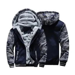 メンズジャケット冬のジャケットはフリースの裏地フード付きコートカモフラージュコーデュロイウォーム服231110
