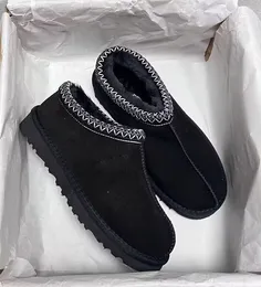 Bota de tobillo cálida de invierno de lujo para mujer, botines de cuero de ante marrón, negro y verde, suela de plataforma, botas cómodas para mujer, comodidad para caminar EU35-40