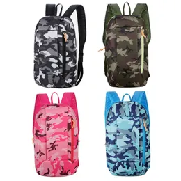 Bolsas ao ar livre Camuflage Sling Backpack 600D Oxford Men Women Viagem Camping Trekking Hunting Pack Pack Rucksack