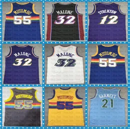 2023 Retro Kevin Garnett Basketball Jerseys Men Mitchell Ness Min Vintage Jersey Wear