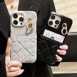 IPhone Case Designer Poletk do karty skrzynek do iPhone'a 15 Pro Max Case Apple iPhone 14 13 12 Pro Max Fonecase Luksusowa marka skórzana okładka mobilna