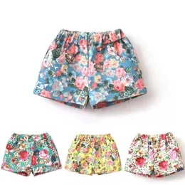 Krótkie dziewczyny Summer Floral Big Kids Casual Pants Baby 3 5 8 10 12 lat odzieży 230412