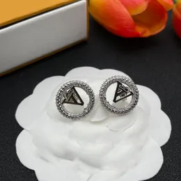 LUZURY MULHER Letra Estudação Earing Designer de Louisity Marca Earring Viutonity Jóia de jóias Metal Metal Crystal Pearl Brincho