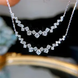 Pendant Necklaces CAOSHI Gorgeous Crystal For Women Fashion Luxury Wedding Brilliant Zirconia Neck Jewelry Engagement Party