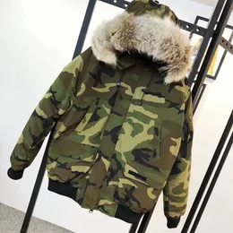 Jaquetas masculinas designer piloto wyndham parka inverno jaqueta ao ar livre casaco homens mulheres moda clássica real coiote pele vento impermeável branco preto camuflagem 8uaz