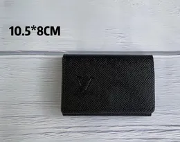 Damen Herren Damen Designer Mode Handtasche Damen Herren Kreditkarteninhaber Geldbörse Luxurys Wallet Bag Schwarz Großhandel