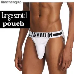 Underpants Large scrotal pouch high hip briefs Pure cotton men's underwear men's underwear wholesale ropa interior hombre W0412