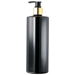 Dispenser di sapone liquido Press Box Bottiglie vuote per pompa Salon Cura della pelle Prodotti per la casa 21 X 6 cm 3 Pezzi 500 ML Nero Sicurezza PET non tossico