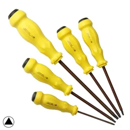 Freeshipping Screwdriver Set Triangle 2/25/3/35/4mm Triangle Bits Screwdriver pack S2 Magnetic Durable Multitool 5Pcs/lot Lphpe