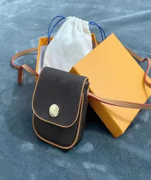 Высококачественные дизайнерские пакеты на плечо для плеча кожа кошельки женская сумочка мини -сцепление кошельки для телефона с Box6022280