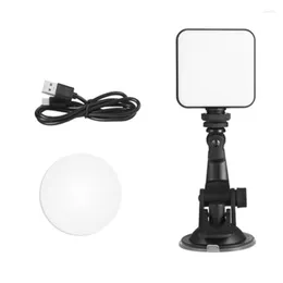 Flash Heads -Zoom استدعاء الإضاءة مؤتمر الفيديو عن بُعد LED ملء Light Pography Studio Live Makeup Lamerencing Lamp