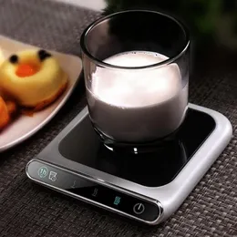 Bouteilles d'eau USB chauffage électrique tasse Pad café thé tasse plus chaude plateau chauffant mise hors tension automatique pour la maison idée cadeau 268n