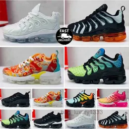 2022 Hot TN plus Kids Shoes Boys Girls Running Shoes Yellow Sea Triple Black Wit Multicolor Spanning Purple Bumblebee Be True Trainers Sneakers Maat 24-35