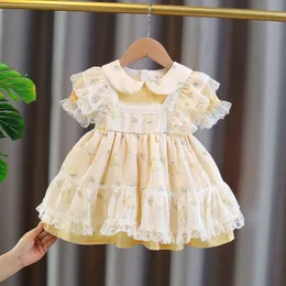 Girl's Dresses Girls Baby Summer Tutu Dress Fashion Lace Lolita Birthday Party Dresses Girl Kids Princess Vestidos Children Clothes 230413