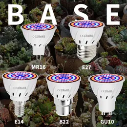Grow Lights Phyto LED B22 Hydroponic Growth Light E27 LED Grow Bulb MR16フルスペクトル
