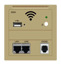 300 Mb / s 86 Panel w ścianie bezprzewodowy router AP 220V WIFI Point dostępu Inwall AP Wireless Wi -Fi Repeater 8023AF POE8030981