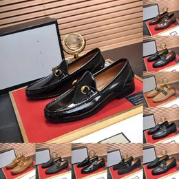 28 Model Tasarımcı Elbise Ayakkabı Erkekler Düğün veya Parti Orijinal Deri Ayakkabı Lüks İnek Deri Kama İdeal İş Ayakkabıları Kayma Ayakkabıları