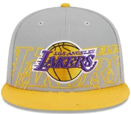 Los Angeles''Lakers''Als'''Abs Caps 2023-24 unisex moda bawełniana czapka baseballowa kapelusz snapback men kobietom haft haftowy wiosna letnia czapka hurtowa a11