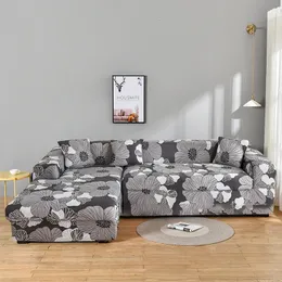 Stol täcker soffa slipcovers för vardagsrummet housse canape 1 2 3 4 säte elastisk täckning stretch sektionssouch 231113