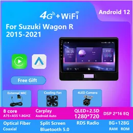 Android 12 128G Video DVD-плеер для Suzuki Wagon R 2015-2021 GPS Navigation Multimedia Wifi DSP