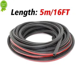New 16FT Car Door Weatherstrip Rubber Seal Strip 2-Layer Waterproof Noise Insulation Weather Strip Sealing Protector For Hood Trunk