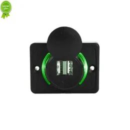 Новый 1pcs Dual USBQC Fast Charging DC 12-24V для автомобилей автобусов Корабли модифицированные мобильные телефоны и бортовые зарядные устройства F1G0