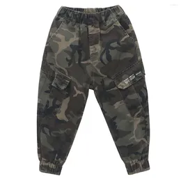 Pantaloni Primavera Autunno Ragazzi Camo Pantaloni sportivi in cotone Casual Camouflage Stampato Adolescenti Bambini Hip Hop Cargo Harem Pantaloni sportivi Vestiti