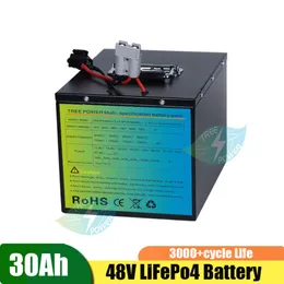 32700 Akumulator litowy LifePo4 48 V 30AH dla elektrycznych motocykli rowerowy bateria riksza+ ładowarka 5A