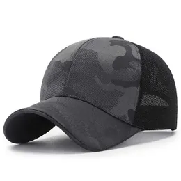 Ball Caps 2021 Mesh C for Women Men Unisex Sunshade Oddychający Sport na świeżym powietrzu C Kameflage Summer Hats Proste snback