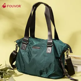 Evening Bags Fouvor Women Oxford Handbag Nylon Large Capacity Ladies Canvas Bag Korean Female Traval Casual Shoulder Bag 253204 230412