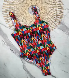 One Piece Mayolar Kadın Mayo Kadınları Çizgili Tasarımcı Bodysuits Bayanlar Sırtsız Mayo Tatil Plajı Voleybol Körfezi
