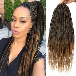 Burgundy Senegalese Twist Braids 30 Stands Braid Synthetic Hair Extensions  For Black Women From Eco_hair, $6.73