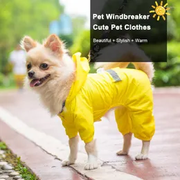 Hundkläder ogenomtränglig nallebjörnrock regnrockkläder chubasquero perro pet capa de chuva maskotas jas hujan ropa regenjas husdjur regn